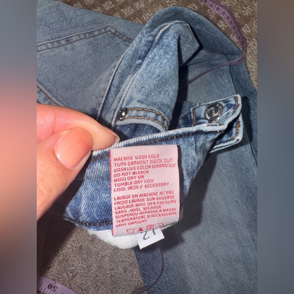 Revice Days Off Honey Bunch Scrunch Ankle Jeans size 27 - Picture 10 of 10